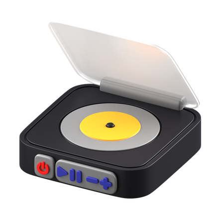 Cd Player  3D Icon