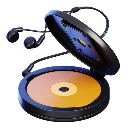 CD Player  3D Icon