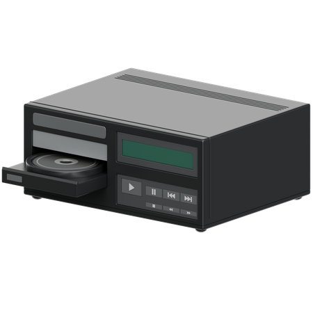 CD Player  3D Icon