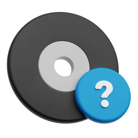 Cd Question  3D Icon