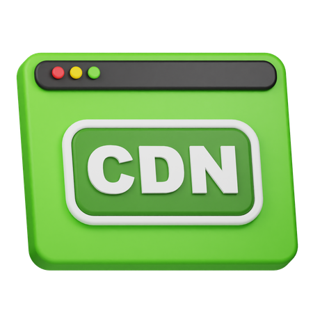 Cdn Website  3D Icon