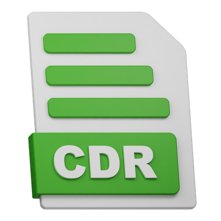 Cdr-Datei  3D Icon