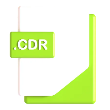 Cdr Extension  3D Icon