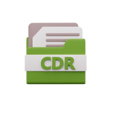 Cdr File  3D Icon