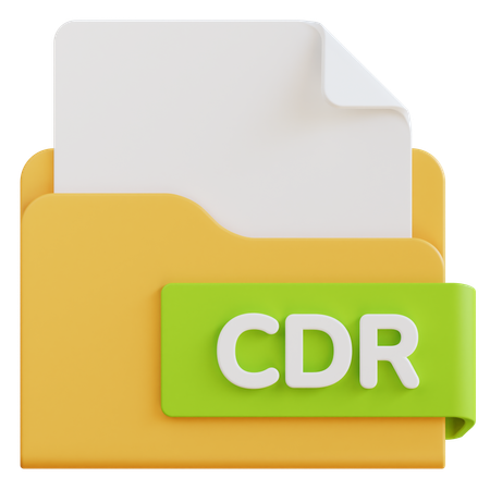 Cdr File  3D Icon