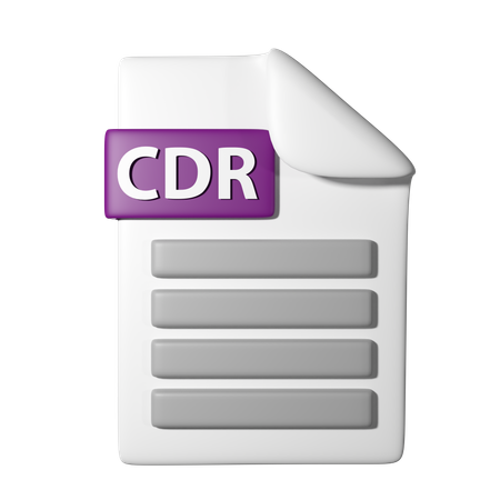 Cdr File  3D Icon