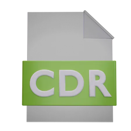 Cdr File  3D Icon