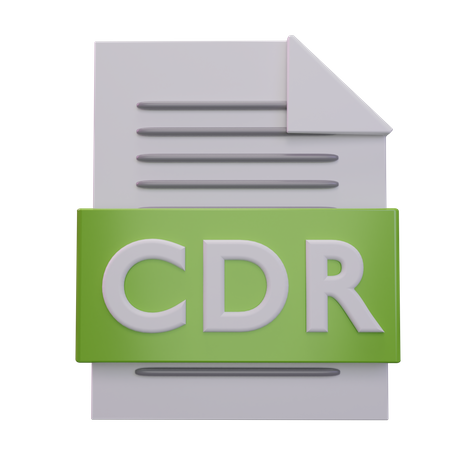 Cdr File  3D Icon