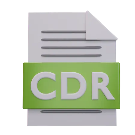 Cdr File  3D Icon