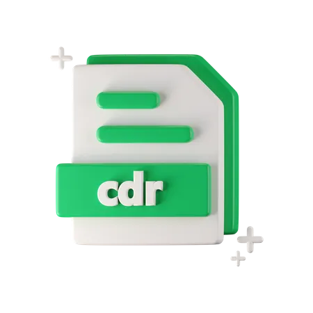 Cdr File  3D Icon