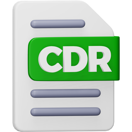 Cdr File  3D Icon