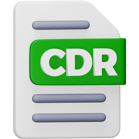 Cdr File  3D Icon