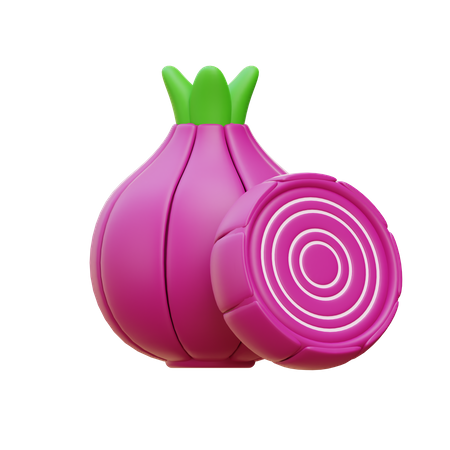 Cebola  3D Icon