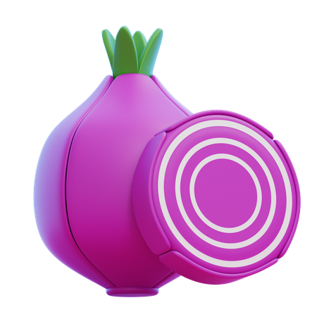 Cebola bombaim  3D Icon