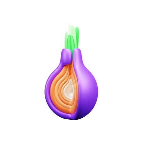 Cebolla  3D Icon