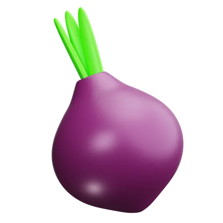 Cebolla  3D Icon