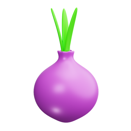 Cebolla  3D Icon