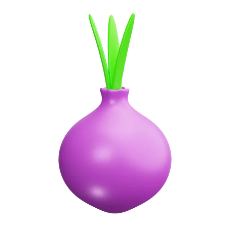 Cebolla  3D Icon