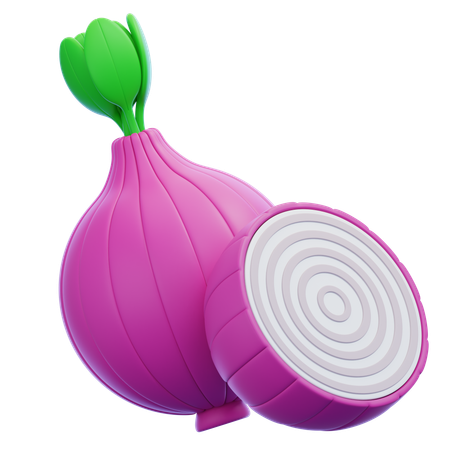 Cebolla  3D Icon