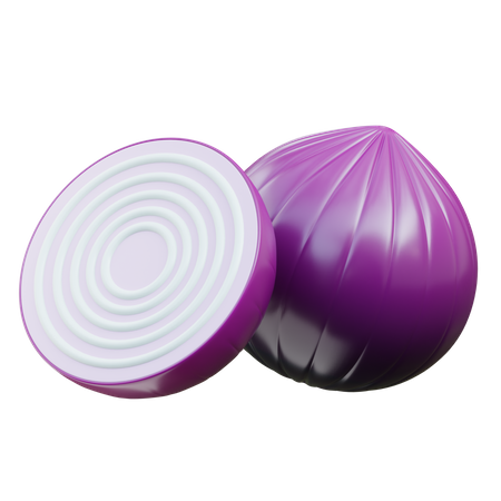 Cebolla  3D Icon