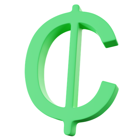 Cedi  3D Icon