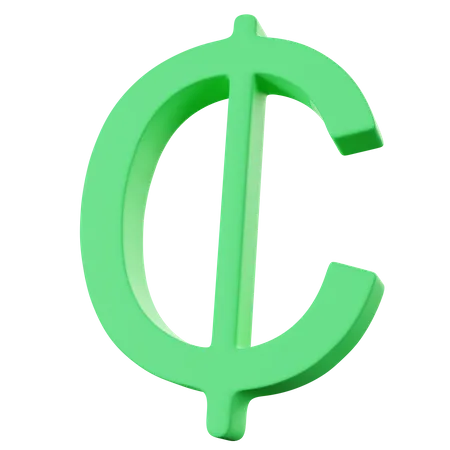 Cedi  3D Icon