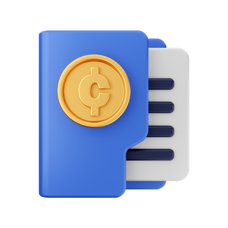 Cedi Folder  3D Icon