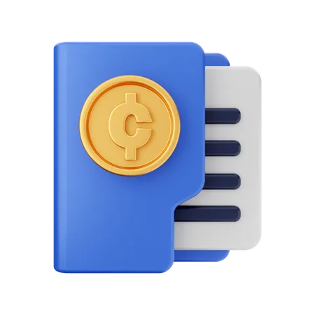 Cedi Folder  3D Icon