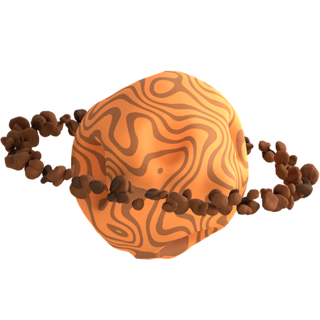 Ceinture d'astéroïdes de la planète  3D Icon