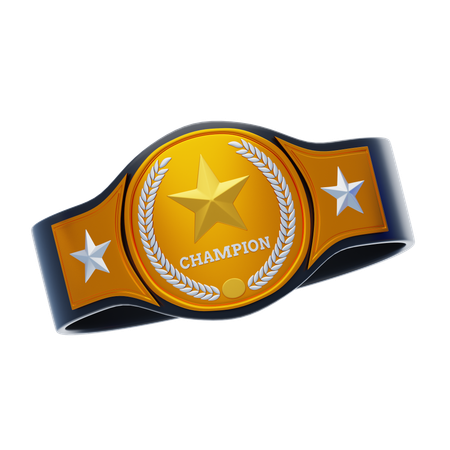 Ceinture de champion  3D Icon