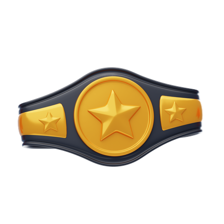 Ceinture de champion  3D Icon