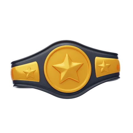 Ceinture de champion  3D Icon