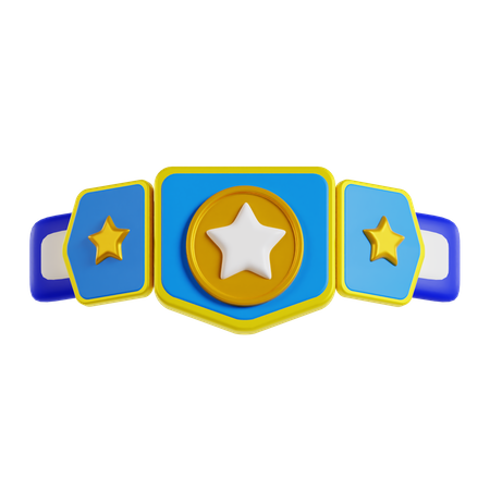 Ceinture étoile  3D Icon