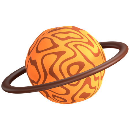 Ceinture planétaire  3D Icon