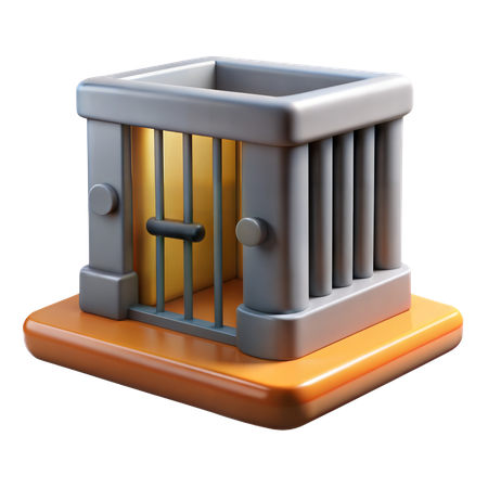 Celda de prisión  3D Icon