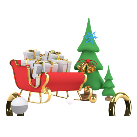 Celebração do Natal  3D Illustration