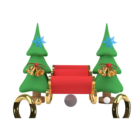 Celebração do Natal  3D Illustration