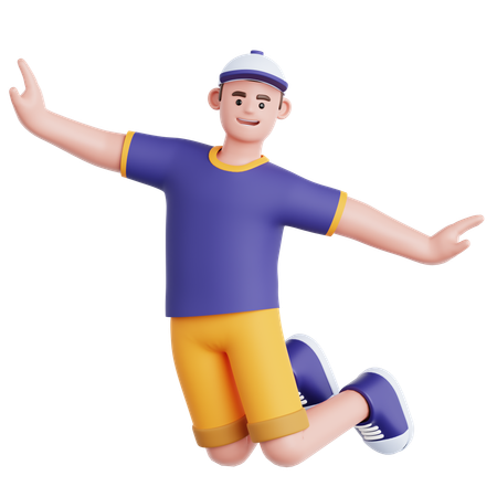Celebração de salto  3D Icon