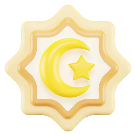 Celebração do Ramadã  3D Icon