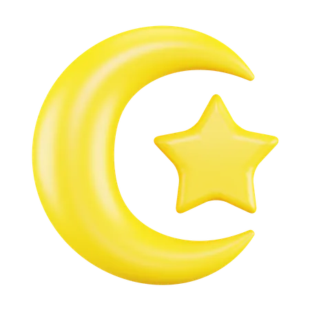 Celebração do Ramadã  3D Icon