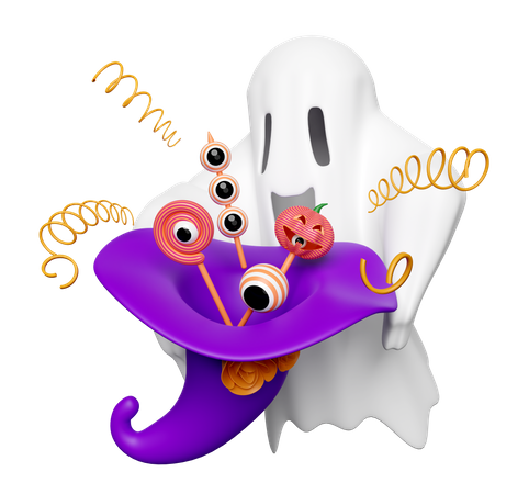 Celebración de Halloween  3D Icon