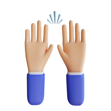 Celebrate Hand Gesture  3D Icon
