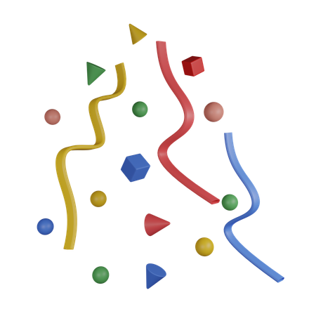 Celebration Confetti  3D Icon