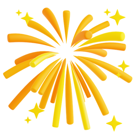 Celebration Firework  3D Icon