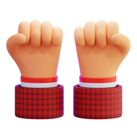Celebration Hand Gesture  3D Icon