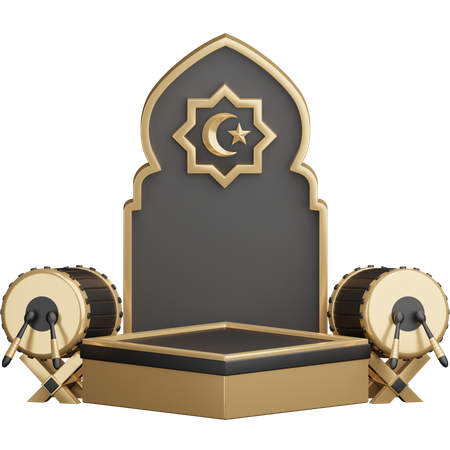 Célébration islamique  3D Icon