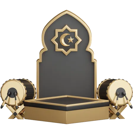 Célébration islamique  3D Icon