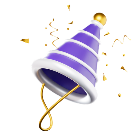 Celebration Party Hat  3D Icon