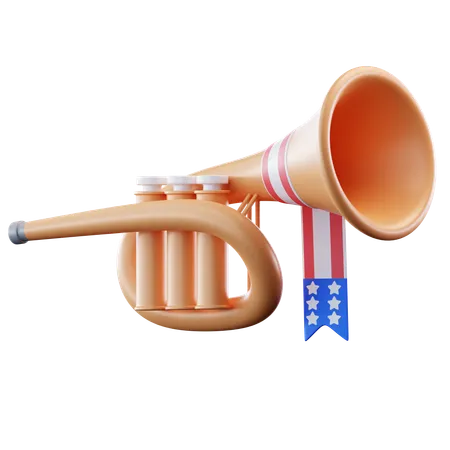 Celebration Trumpet  3D Icon