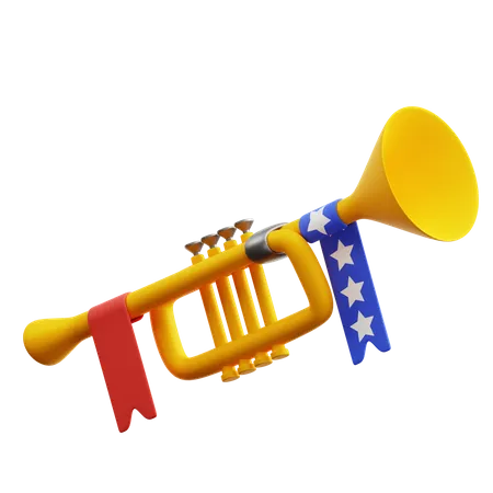 Celebration Trumpet  3D Icon